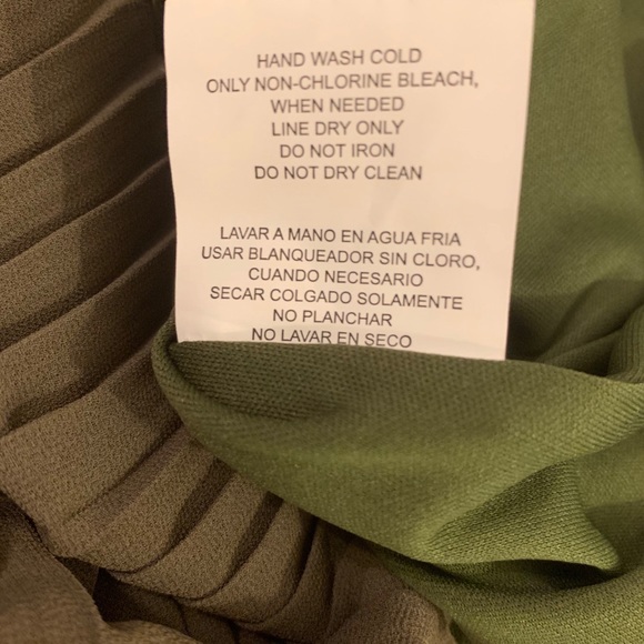 My Michelle Double Strap Pleat Front Top - Picture 7 of 8